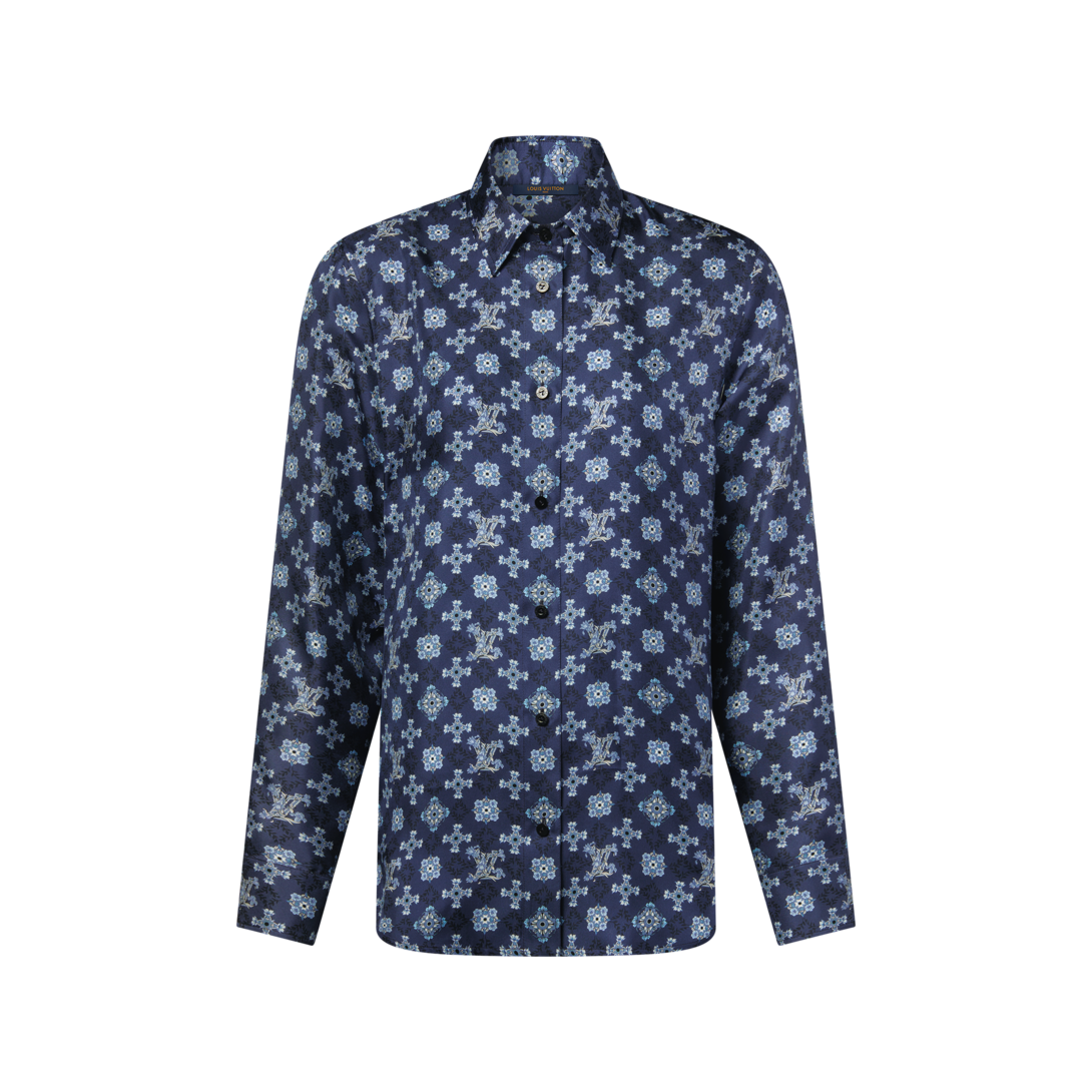 Nouveau Monogram Silk Shirt - Ready-to-Wear | LOUIS VUITTON
